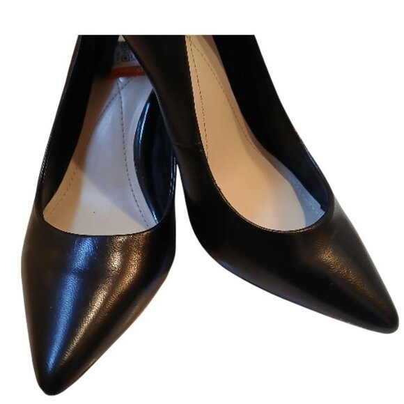 ALFANI Step N' Flex Pointed Toe Elegant Black Leather High Heel Pumps 7.5M -EUC - Picture 11 of 15